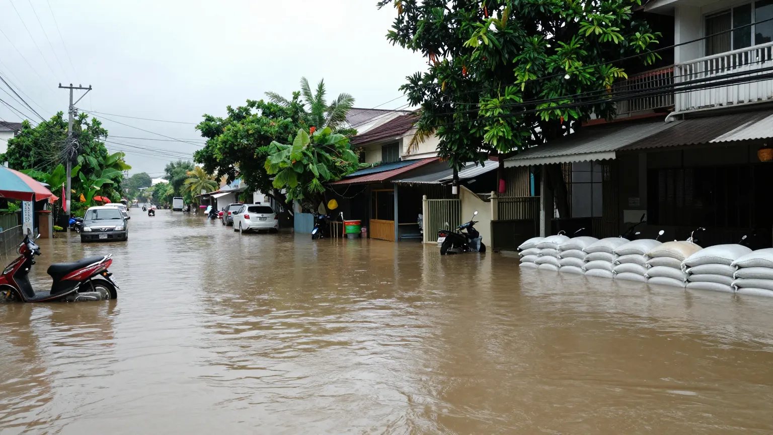 Bangkok flood damage put at 7.014 billion baht after all 50 districts declared disaster areas