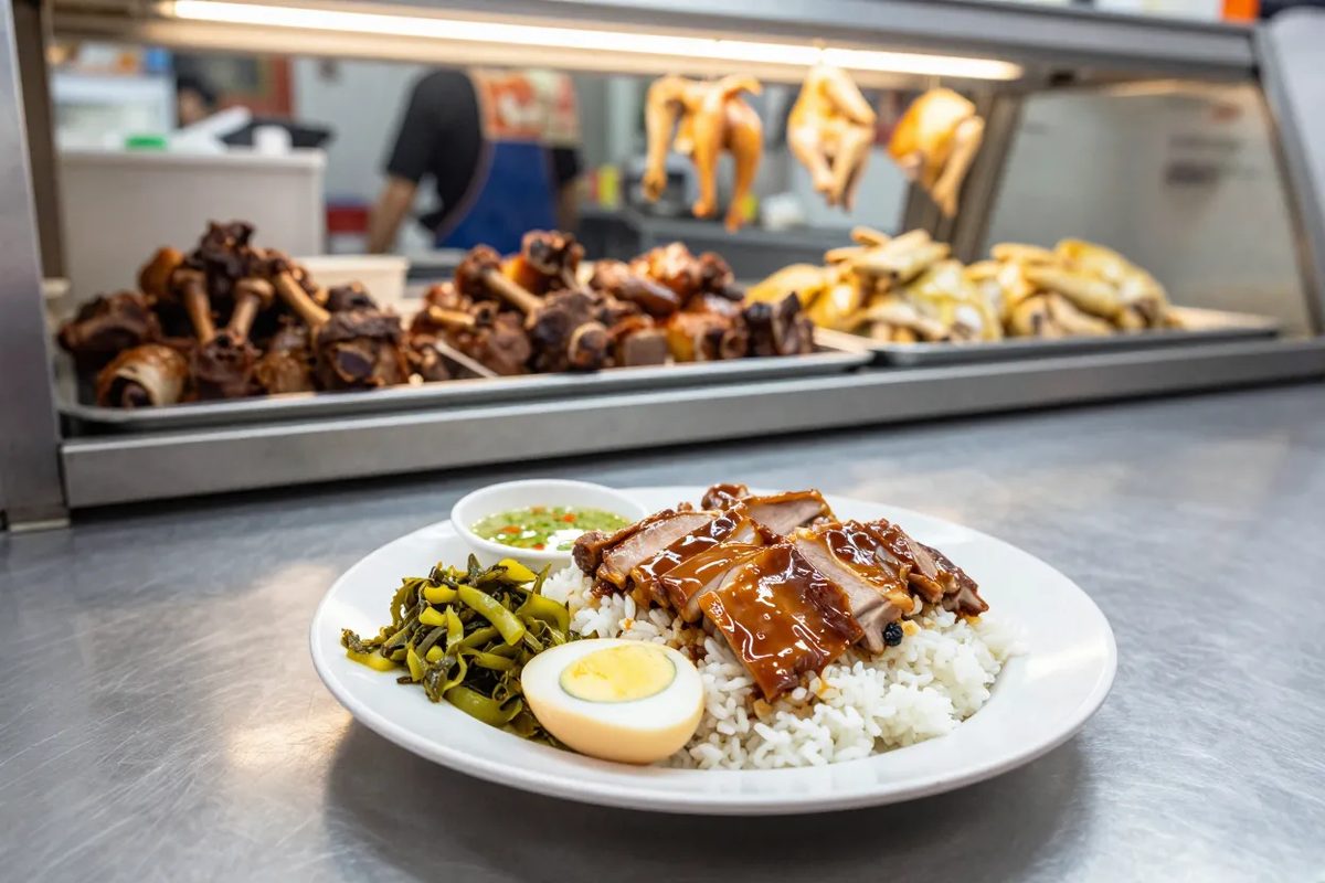 Somjai Pork Leg & Chicken Rice